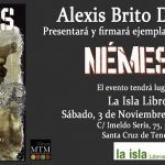 Serial Ediciones publica la novela ‘Némesis’, de Alexis Brito Delgado